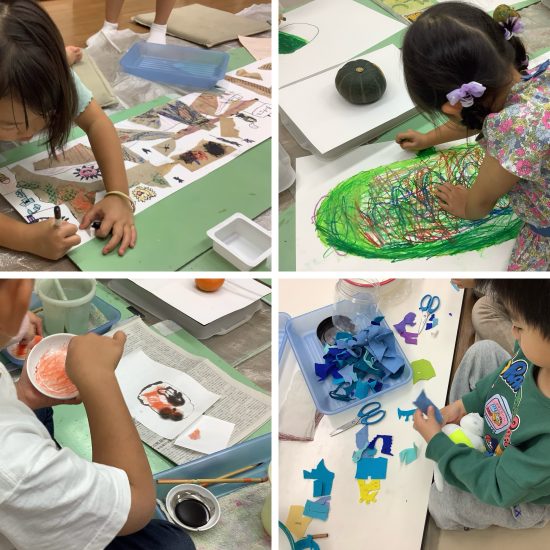 実りと共に伸びている