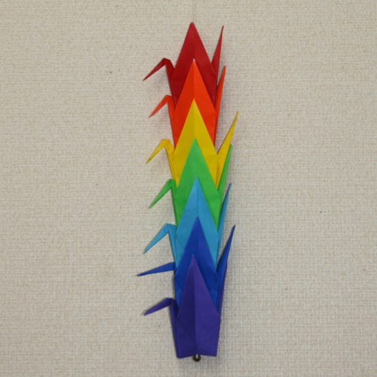 虹色の折り鶴- 10