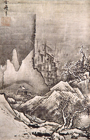 日本画：雪舟模写